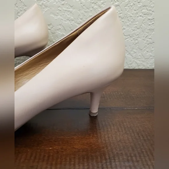Coach Cream Pointed Toe Pumps - Picture 9 of 10